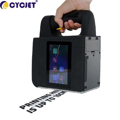CYCJET Portable Mobile Handjet Printer For Carton Box Logo Printing Height 100mm