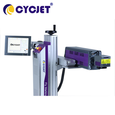 CYCJET Laserowa maszyna do znakowania 10W CO2 Przemysłowy grawer laserowy do metalu